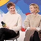 Carey Mulligan and Bo Burnham at an event for The IMDb Studio at Acura Festival Village (2020)