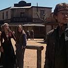 Diane Lane, Amanda Plummer, John Savage, and Perry Lang in Cattle Annie and Little Britches (1980)