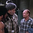 Kurtwood Smith, Topher Grace, Dwayne Johnson, and Ernie Ladd in That '70s Show (1998)