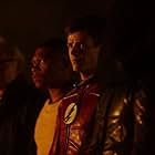 Victor Garber, Franz Drameh, and Grant Gustin in The Flash (2014)