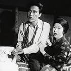 Mitsuko Ichimura, Tokihiko Okada, and Emiko Yagumo in That Night's Wife (1930)