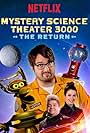 Patton Oswalt, Felicia Day, Baron Vaughn, Jonah Ray, and Hampton Yount in Mystery Science Theater 3000 (2017)