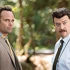 Walton Goggins and Danny McBride in Vice Principals (2016)