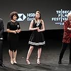 Jason Ritter, Jennifer Fox, Isabelle Nélisse, and Ellen Burstyn at the 2019 Tribeca Film Festival screening of THE TALE