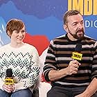 Alan Ball and Sophia Lillis at an event for Uncle Frank (2020)