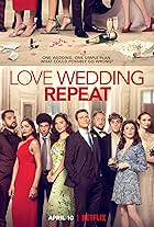 Olivia Munn, Eleanor Tomlinson, Joel Fry, Tim Key, Freida Pinto, Aisling Bea, Sam Claflin, Jack Farthing, and Allan Mustafa in Love Wedding Repeat (2020)