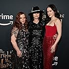 Alex Borstein, Amy Sherman-Palladino, and Rachel Brosnahan at an event for The Marvelous Mrs. Maisel (2017)