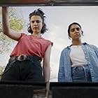 Margaret Qualley and Geraldine Viswanathan in Drive-Away Dolls (2024)