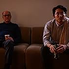 Richard Jenkins and Steven Yeun in The Humans (2021)