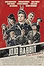 Sam Rockwell, Taika Waititi, Scarlett Johansson, Stephen Merchant, Alfie Allen, Rebel Wilson, Thomasin McKenzie, and Roman Griffin Davis in Jojo Rabbit (2019)