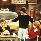 Danny DeVito, Marilu Henner, Tony Danza, and Judd Hirsch in Taxi (1978)