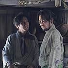 Kanji Tsuda and Shidô Nakamura in Kubi (2023)