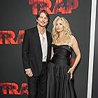 Josh Hartnett and Tamsin Egerton at an event for Trap (2024)