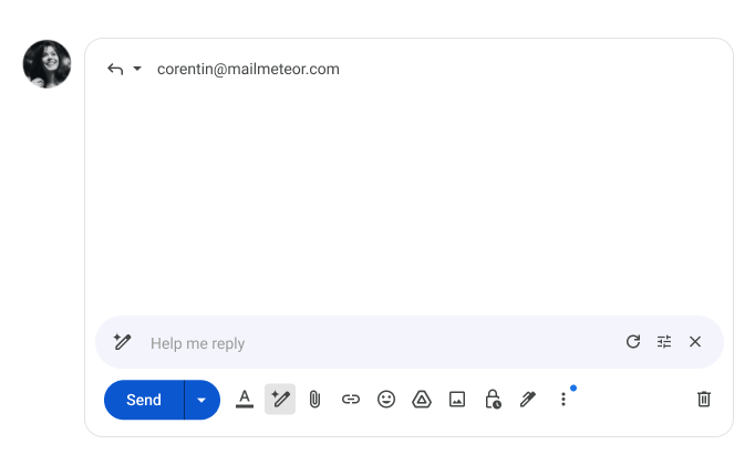 Reply in Gmail with AI