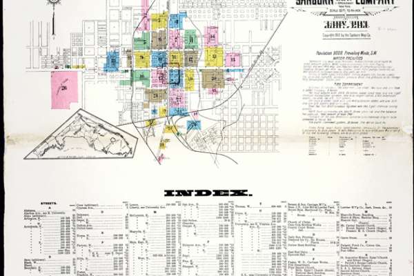 Image of Gainesville Sanborn Map