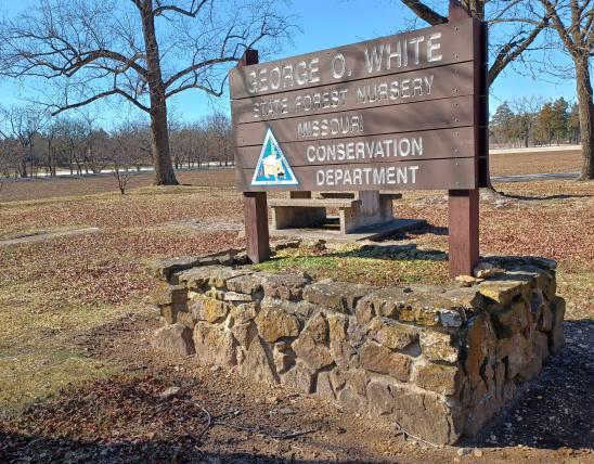 Photo of state nursery sign