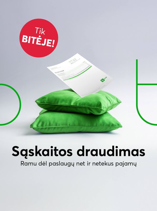 BITĖS sąskaitos draudimas