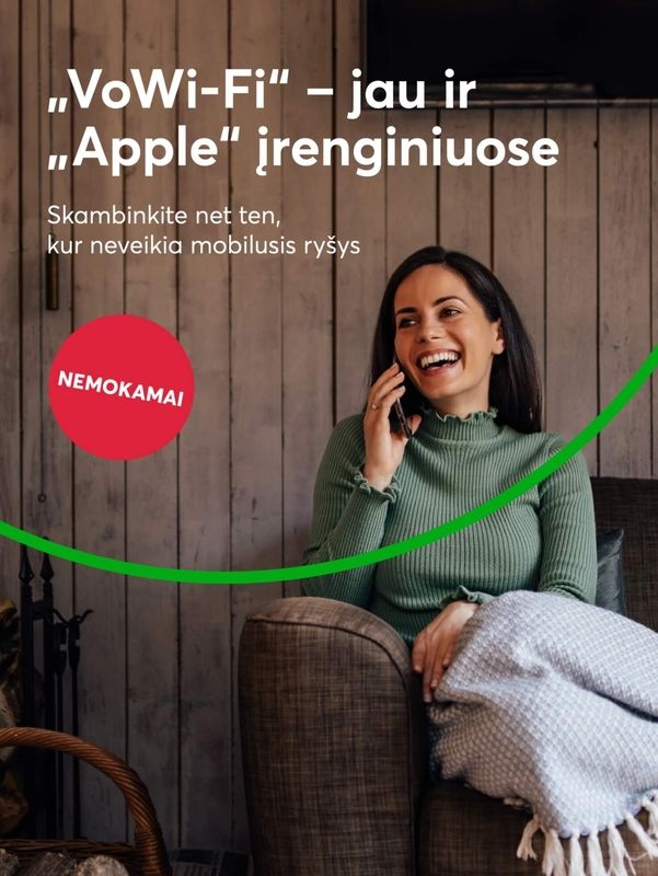 VoWi-Fi - jau ir Apple įrenginiuose!