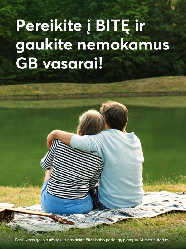 Pereikite į BITĘ ir gaukite nemokamus GB vasarai!