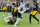 Houston Texans wide receiver Tank Dell scores a touchdown Friday against the Pittsburgh Steelers