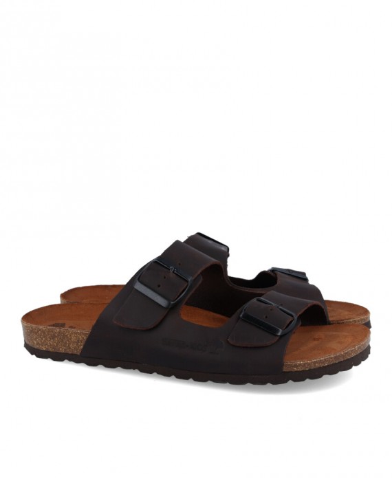 Interbios 7206 Bio Double buckle sandals