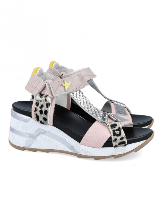 Sandalias con estampado leopardo Cetti C-1317 SRA