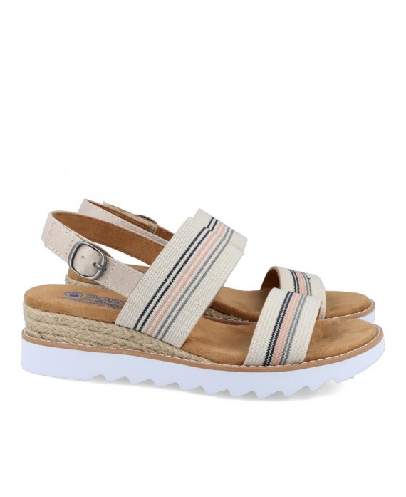 Sandalia con yute Skechers Bobs Desert 113863