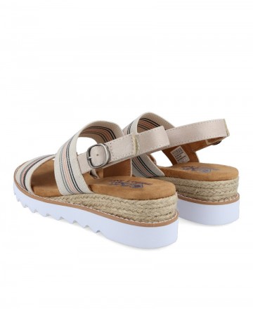 Sandalia con yute Skechers Bobs Desert 113863