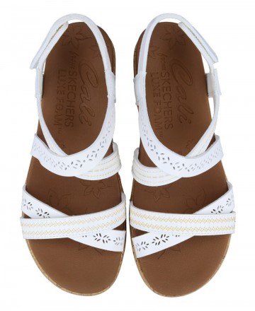 Sandalias blancas Skechers Beverlee Delicate Glow 119339