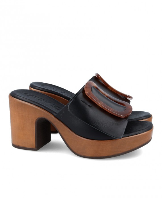 Sandalias de pala negras Catchalot Sandra 5246