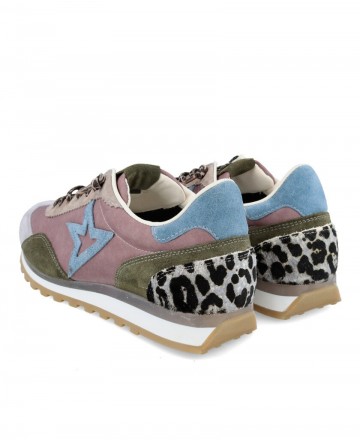 zapatillas leopardo mujer