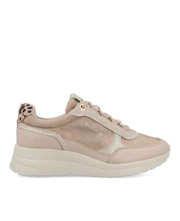 zapatilla beige