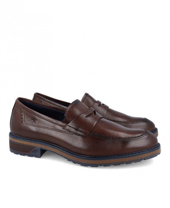 Mocasines marrones casuales Fluchos F1871