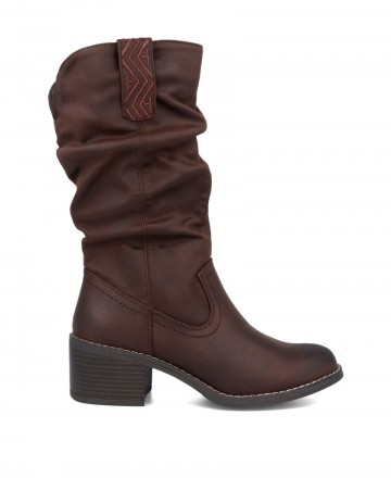 Botas marrón oscuro mujer Mustang Persea H 52761