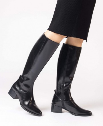 Botas negras mujer Wonders Future E-6902-T