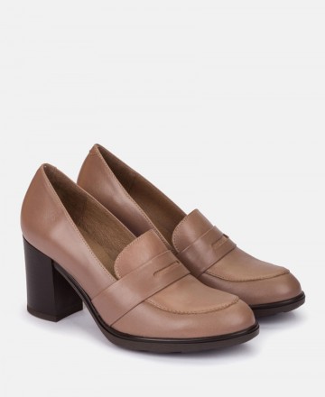 Mocasín de piel para mujer Yokono Kiel-001