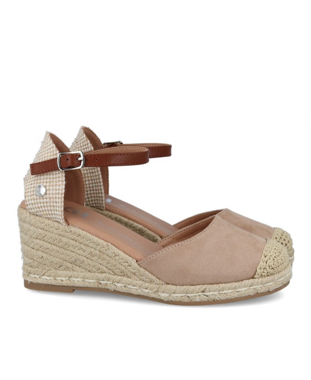 Alpargatas beige mujer Xti 140746