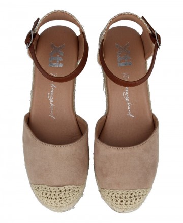 Alpargatas beige mujer Xti 140746