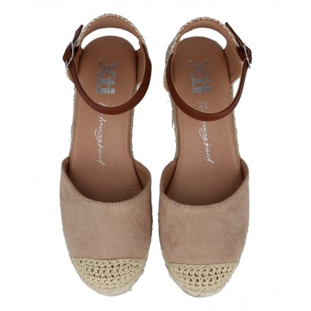 Alpargatas beige mujer Xti 140746