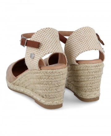 Alpargatas beige mujer Xti 140746