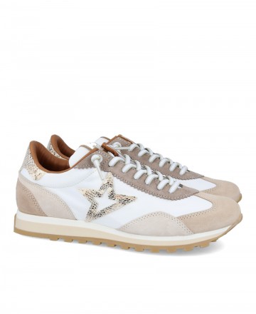 Zapatillas planas beige Cetti C-1259 SRA