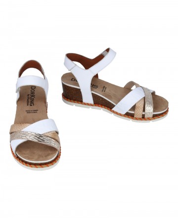 Sandalias de cuña baja Dorking D9320