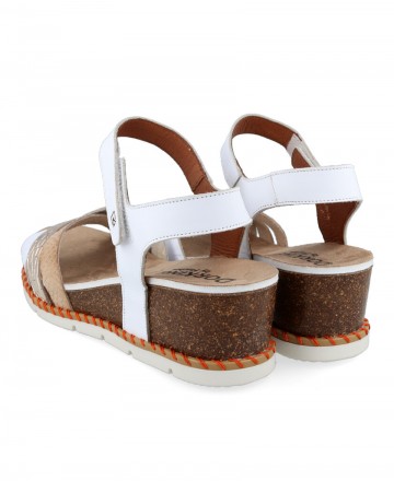 Sandalias de cuña baja Dorking D9320