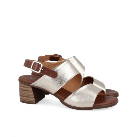 Sandalias de piel metalizadas Catchalot k-111709