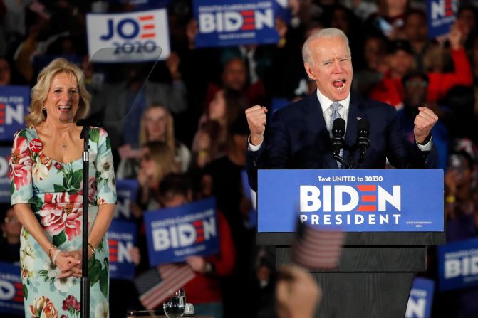 Biden rallied from early setbacks in Iowa, New Hampshire and Nevada, <a href="http://www.cnn.com/2020/02/29/politics/gallery/south-carolina-primary/index.html" target="_blank"