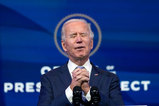 Biden speaks in Wilmington, Delaware, <a href="https://www.cnn.com/2021/01/07/politics/biden-merrick-garland-justice-nominees/index.html" target="_blank"