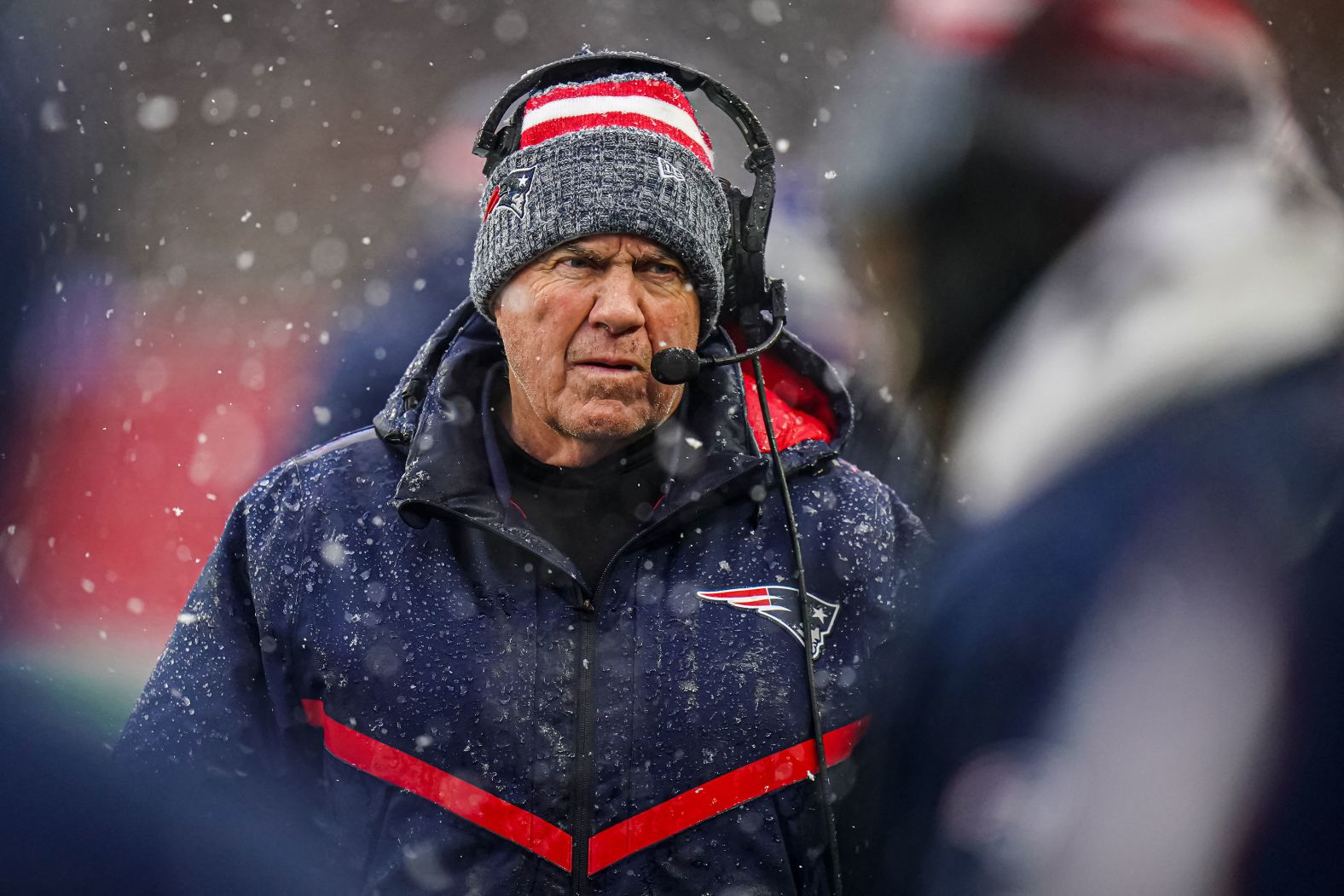 New England Patriots head coach <a href="http://www.cnn.com/2024/01/11/sport/gallery/bill-belichick/index.html" target="_blank"