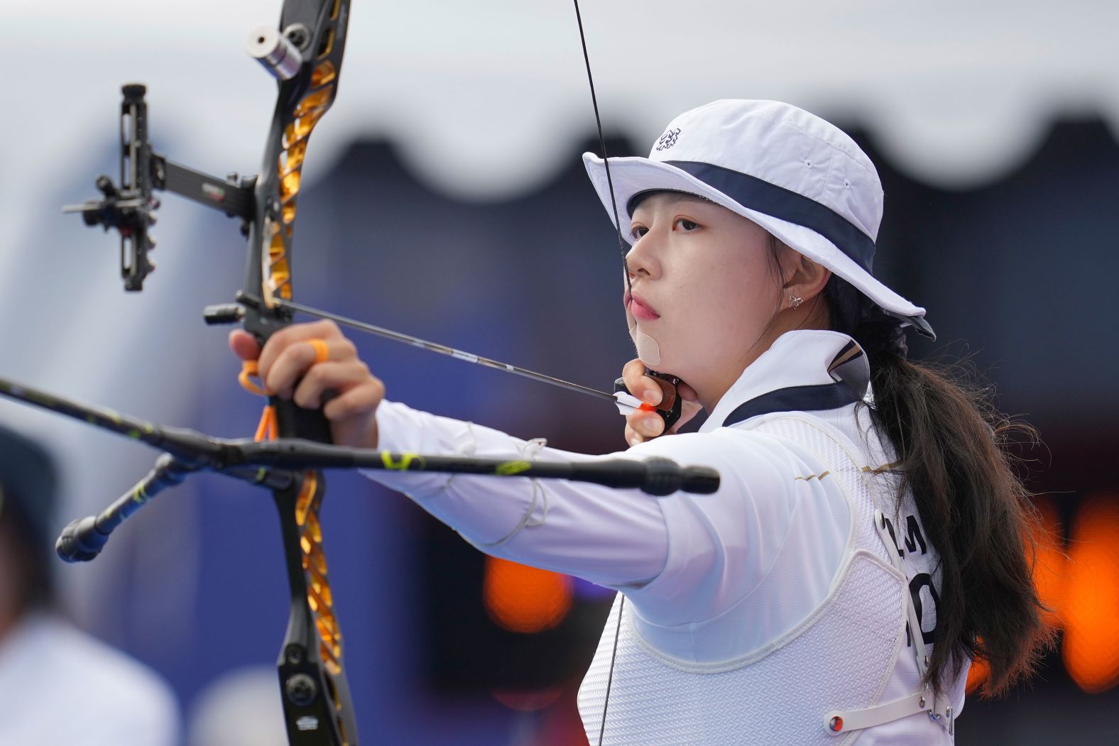 South Korea’s Lim Si-hyeon competes in archery on July 25. <a href="https://www.espn.com/olympics/story/_/id/40637622/lim-si-hyeon-leads-dominant-south-korea-archery-team-wr" target="_blank"