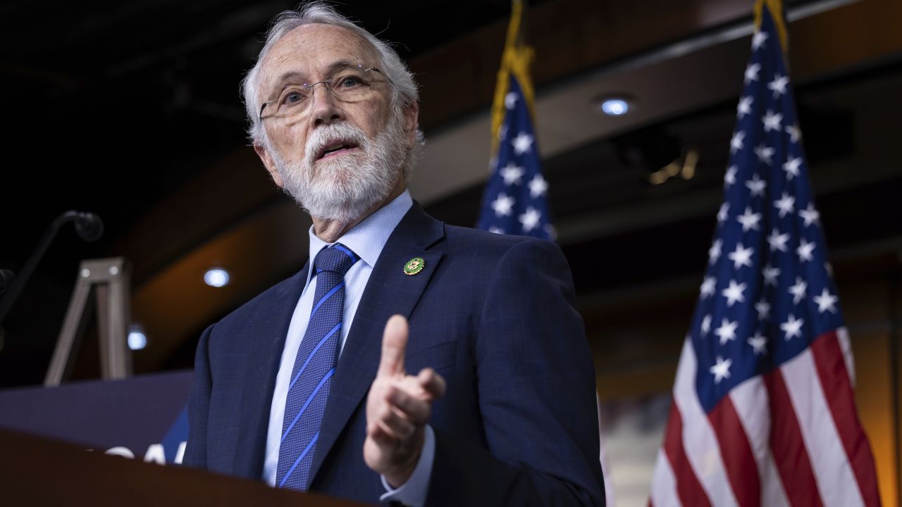 Rep. Dan Newhouse (R-Wash.) speaks during a press conference on America's Wildlife Habitat Conservation Act on Capitol Hill Feb. 29, 2024. (Francis Chung/POLITICO via AP Images)