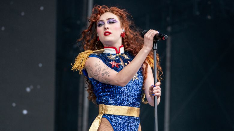 Chappell Roan performs at Outside Lands Music Festival on Sunday, Aug. 11, 2024, in San Francisco.